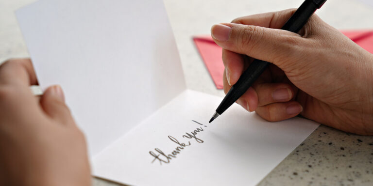 The Power of Gratitude: How Thank-You Notes Strengthen Your College Journey